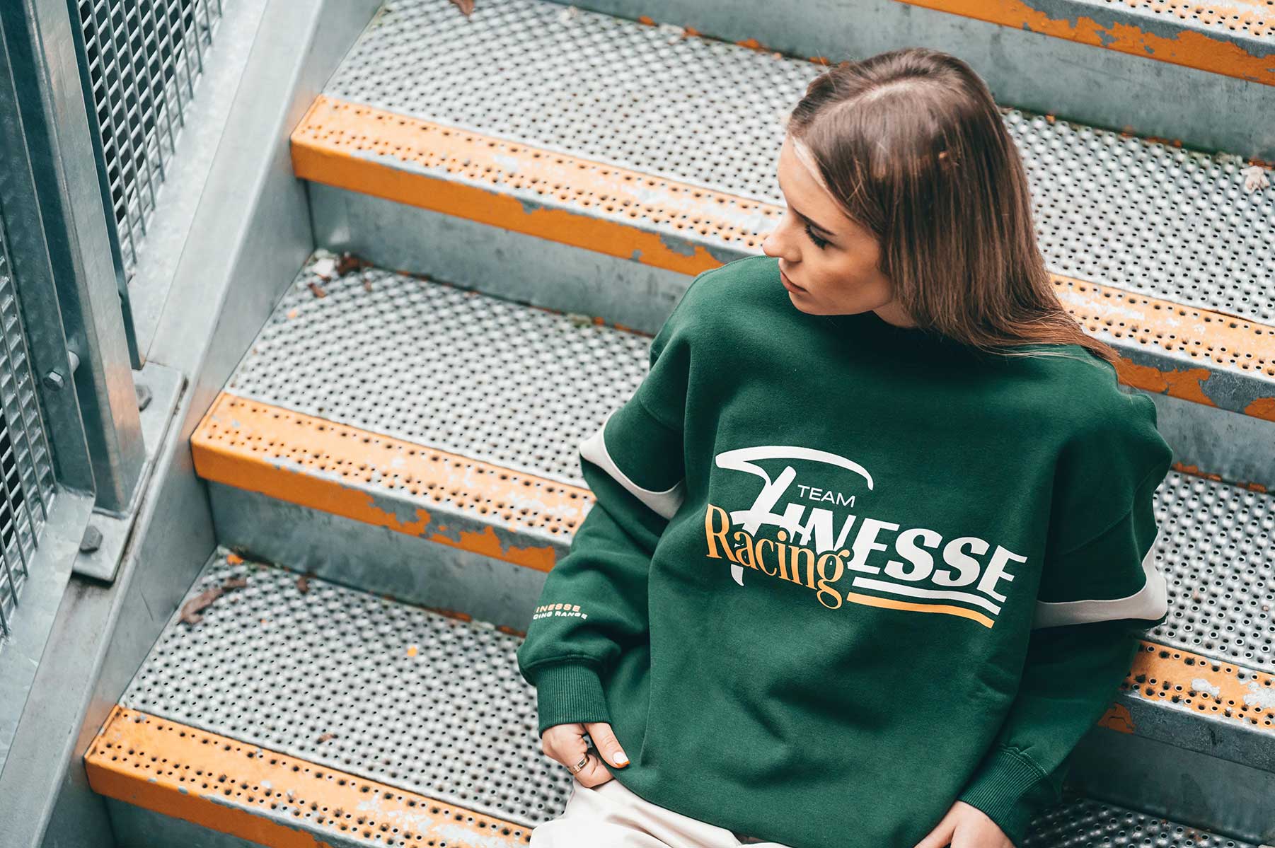 Woman Wearing Auto Finesse Hoodie