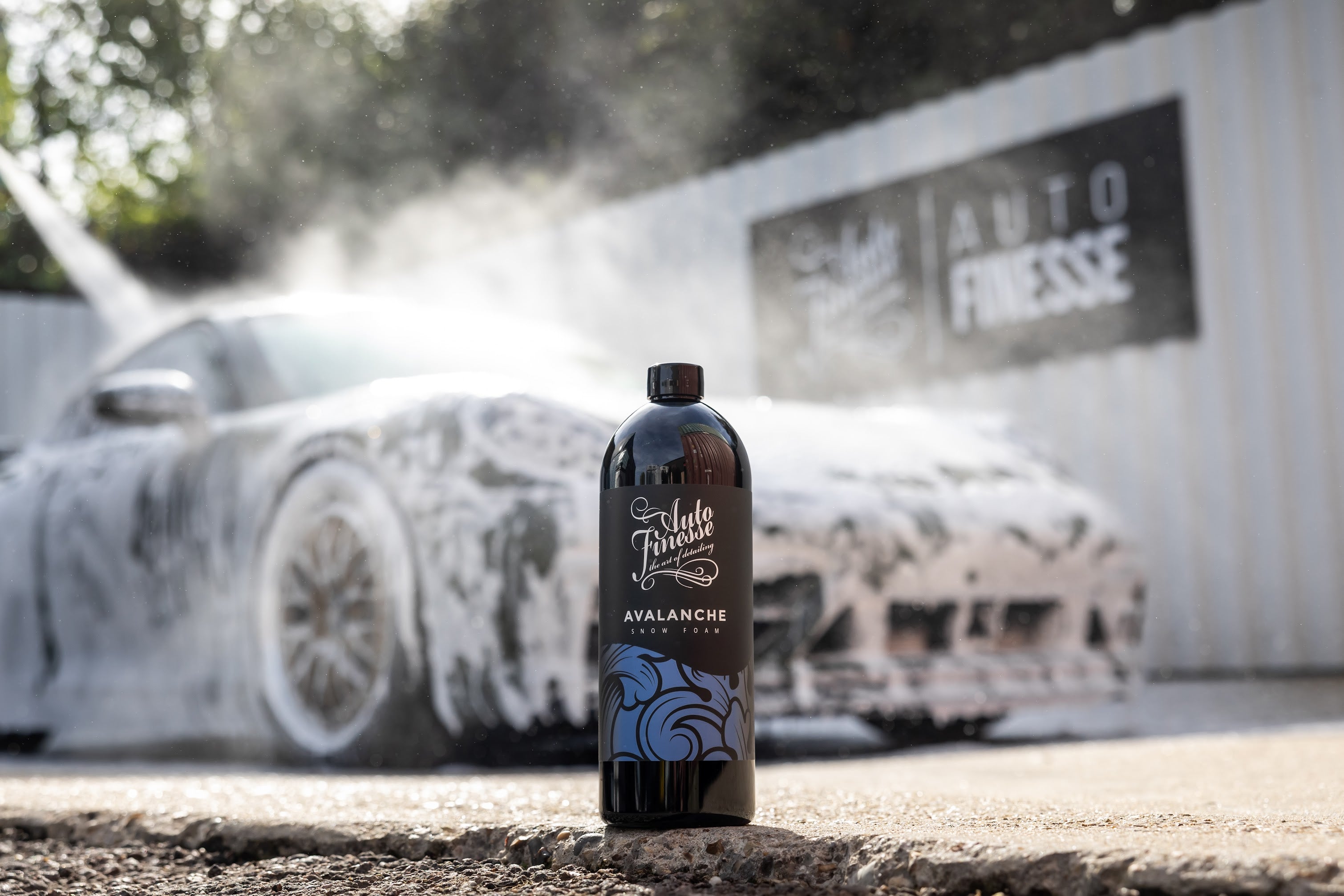 Avalanche Snow Foam Bottle By Car Rectangle