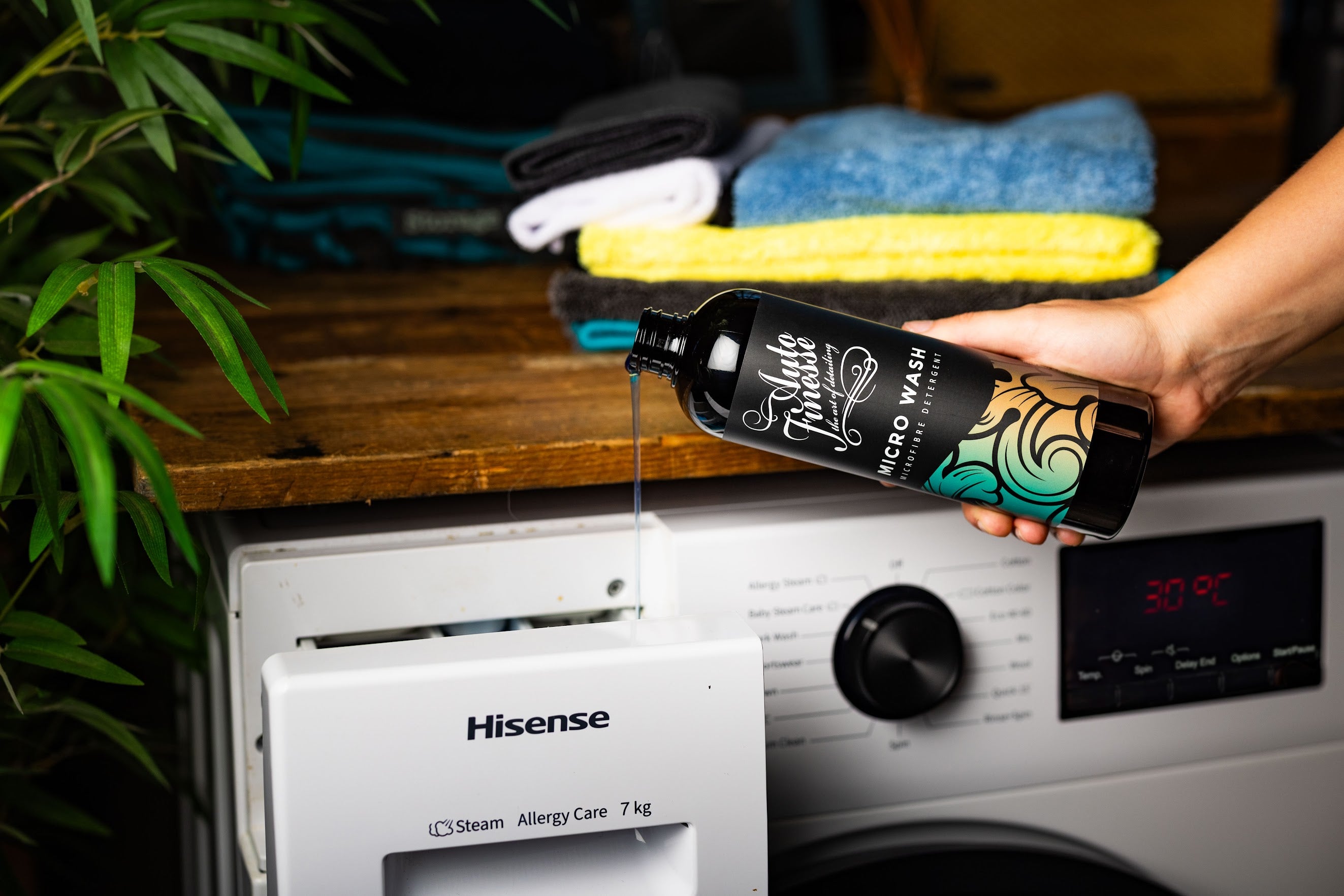 Micro Wash Detergent Into Washing Machine