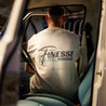 Team Finesse Racing T-Shirt_ man wearing -Backside