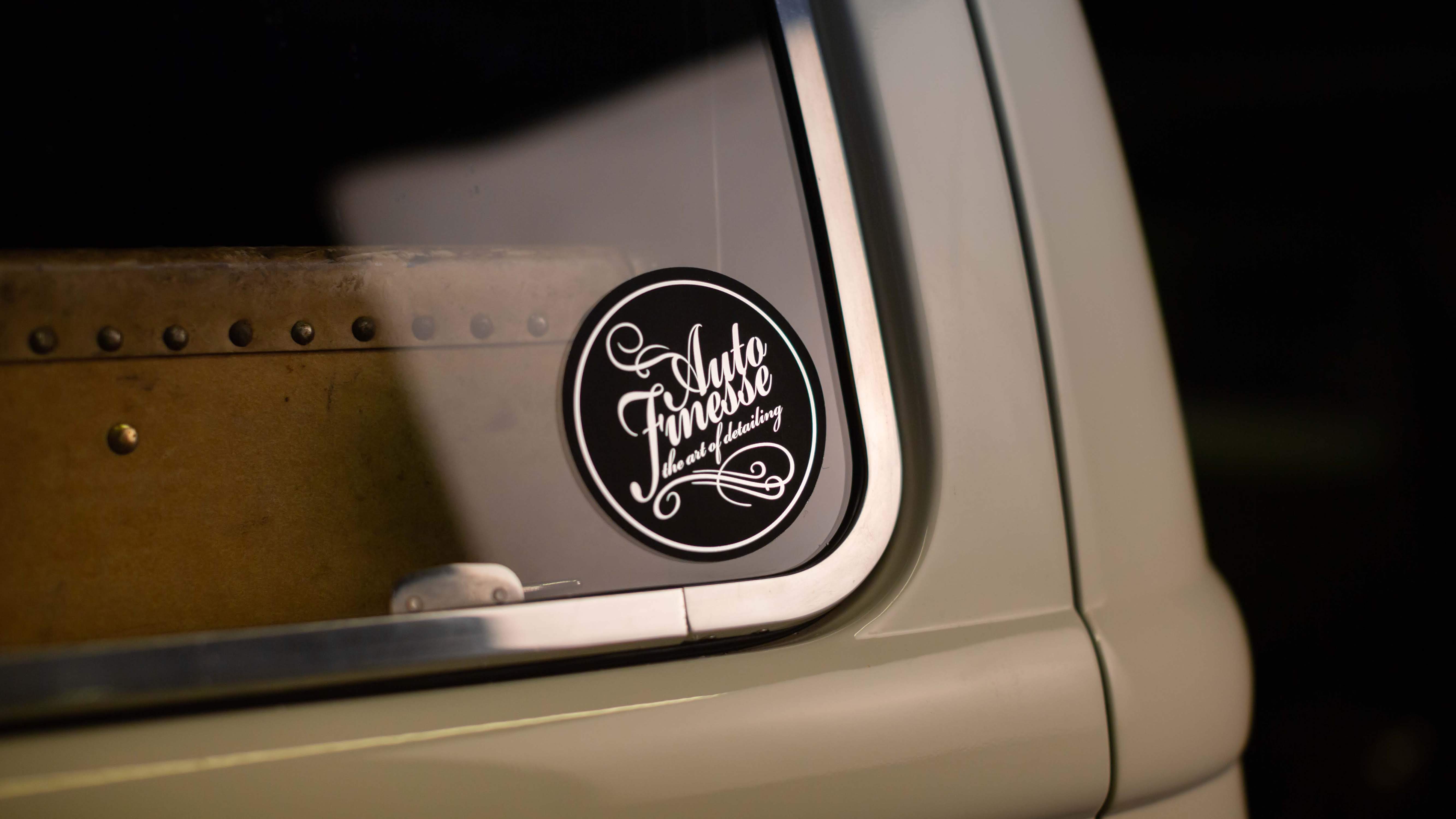 Auto Finesse Round Sticker_ Merchandise