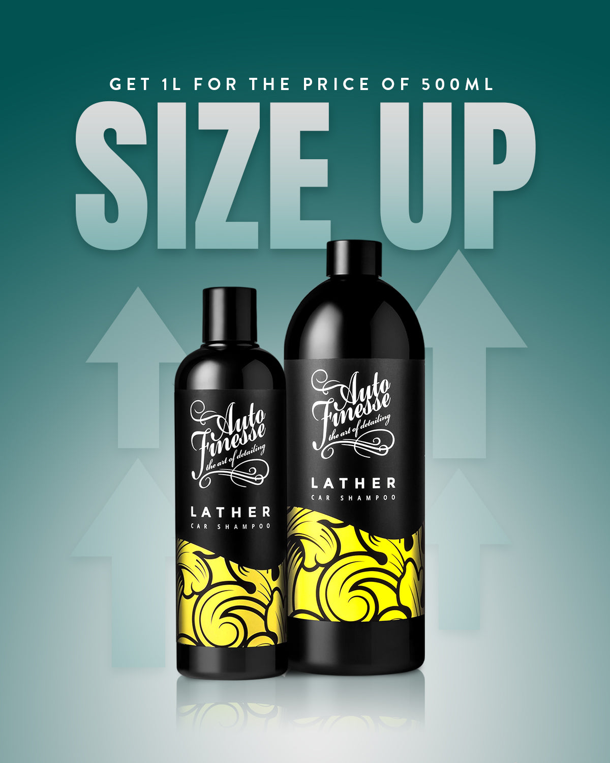 Size Up_ Lather Car Shampoo